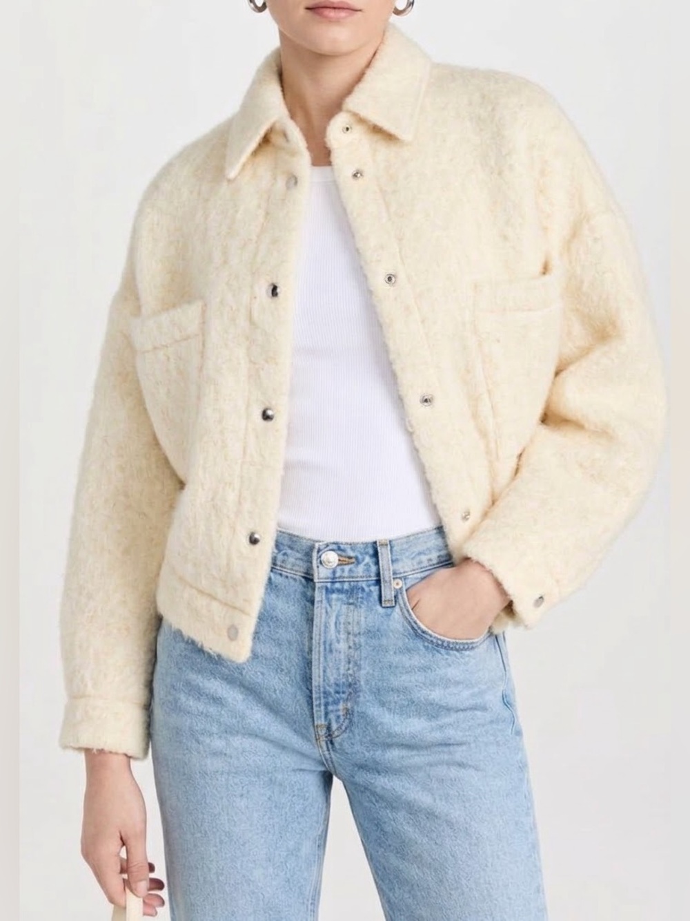 IRO Domal Jacket in Ecru